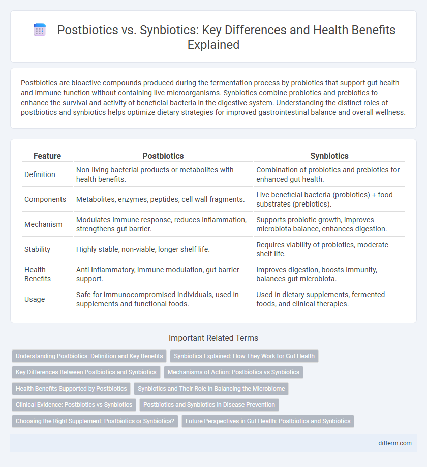 Postbiotics vs. Synbiotics: Key Differences and Health Benefits Explained
