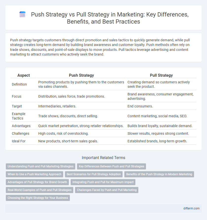 Push Strategy vs Pull Strategy in Marketing: Key Differences, Benefits, and Best Practices