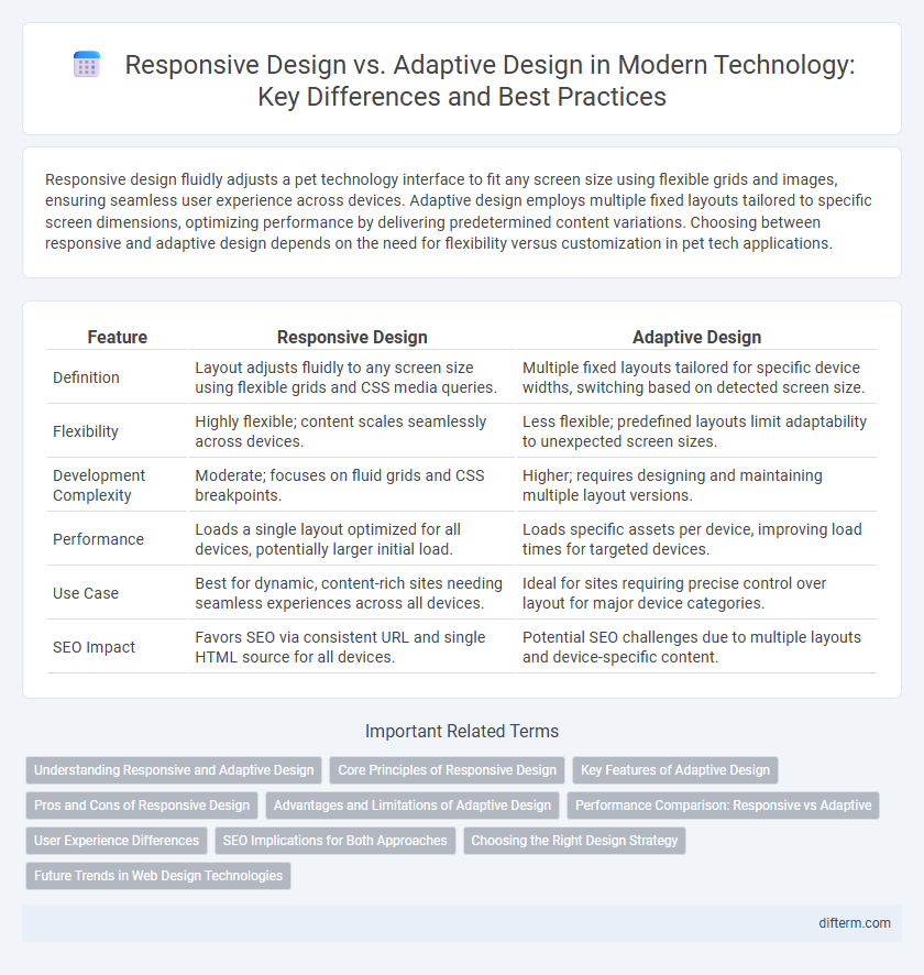 Responsive Design vs. Adaptive Design in Modern Technology: Key Differences and Best Practices