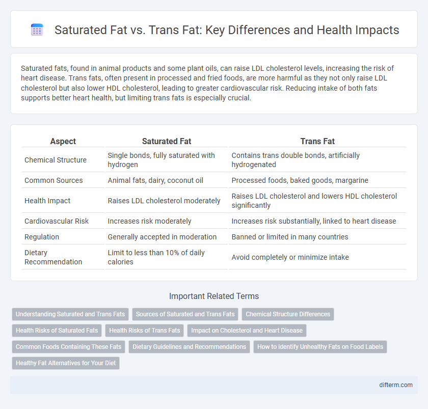 Saturated Fat vs. Trans Fat: Key Differences and Health Impacts