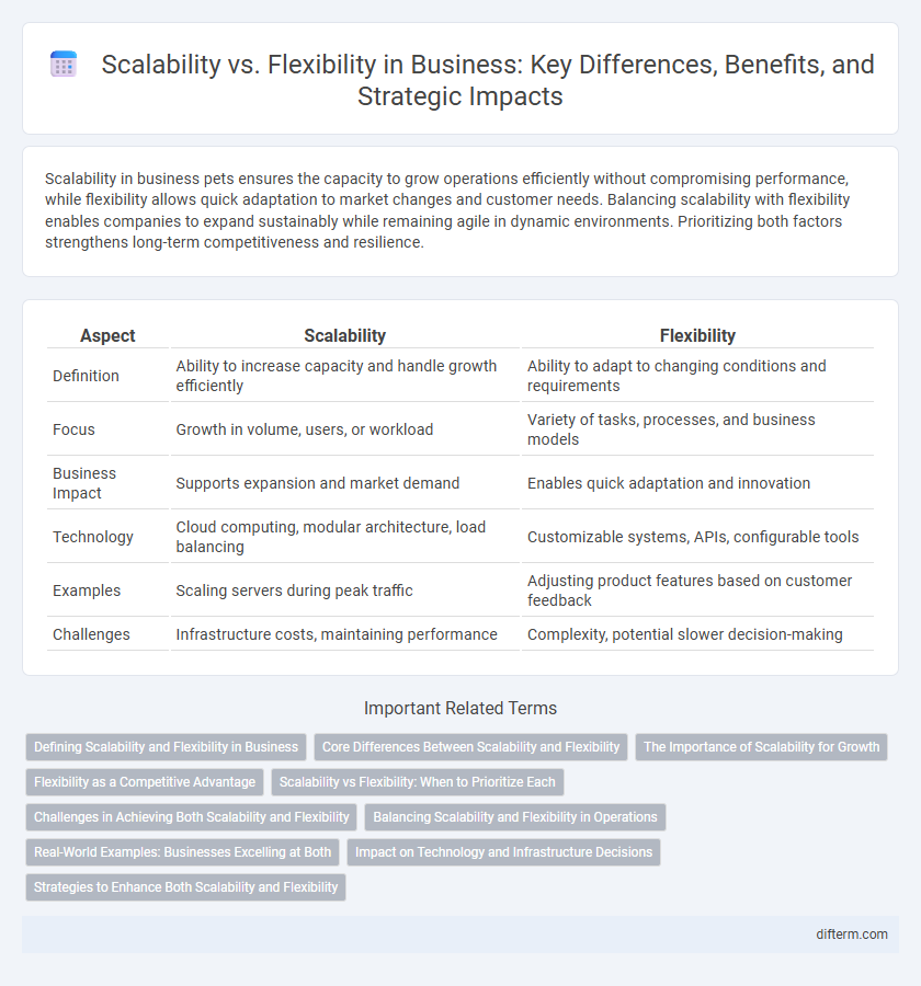 Scalability vs. Flexibility in Business: Key Differences, Benefits, and Strategic Impacts