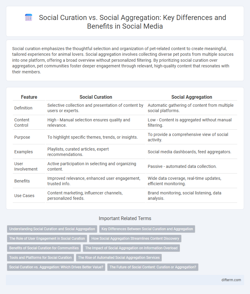 Social Curation vs. Social Aggregation: Key Differences and Benefits in Social Media