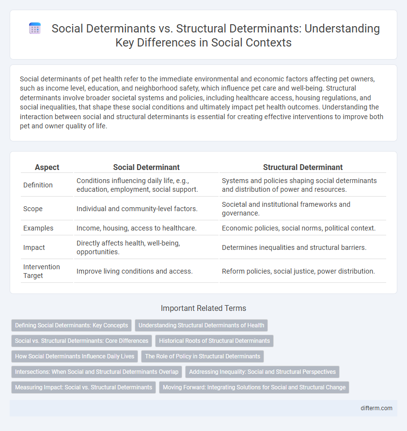 Social Determinants vs. Structural Determinants: Understanding Key Differences in Social Contexts