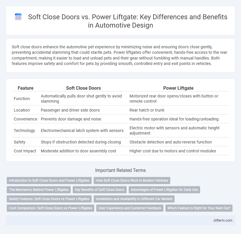 Soft Close Doors vs. Power Liftgate: Key Differences and Benefits in Automotive Design