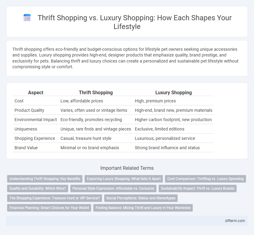 Thrift Shopping vs. Luxury Shopping: How Each Shapes Your Lifestyle