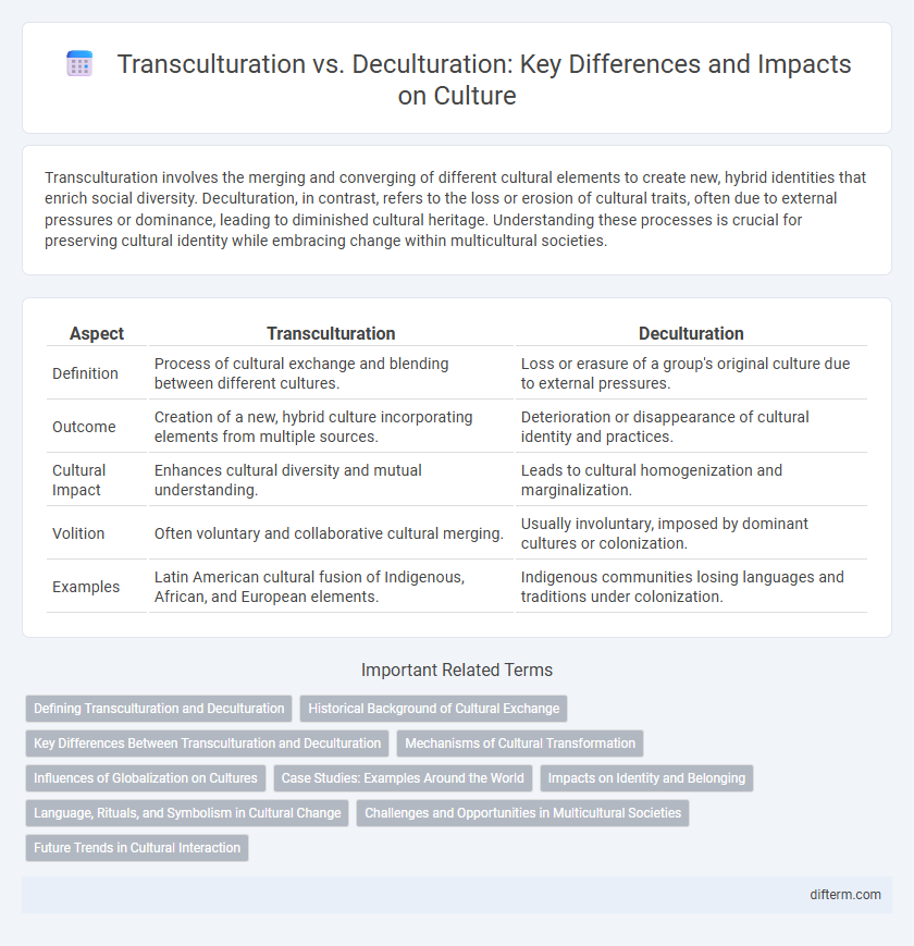 Transculturation vs. Deculturation: Key Differences and Impacts on Culture