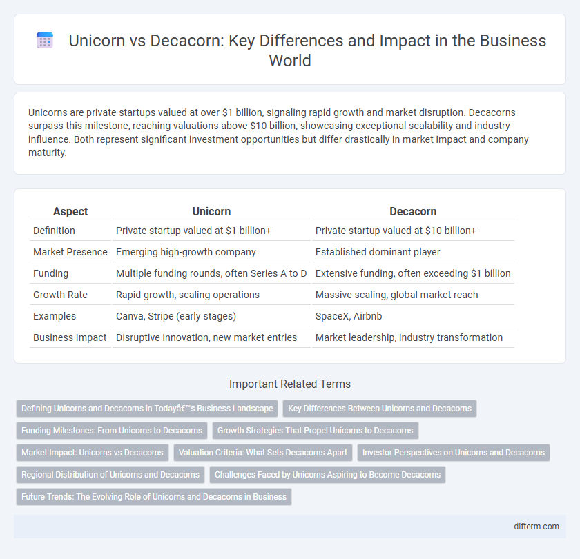 Unicorn vs Decacorn: Key Differences and Impact in the Business World
