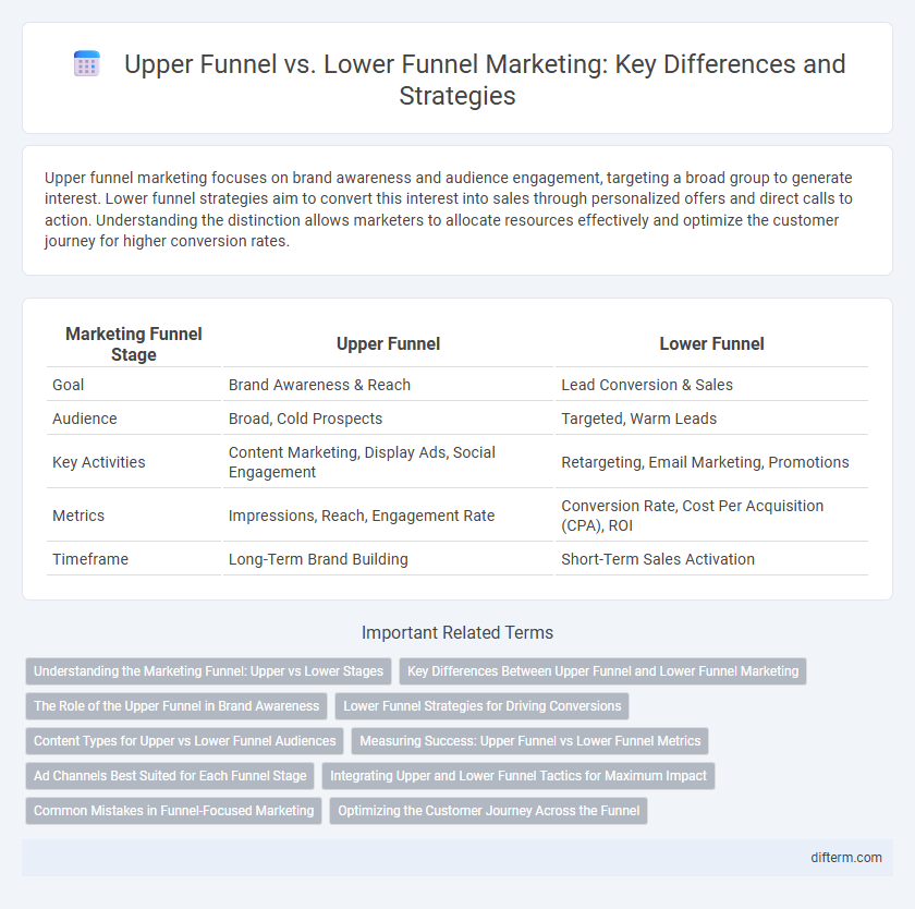 Upper Funnel vs. Lower Funnel Marketing: Key Differences and Strategies