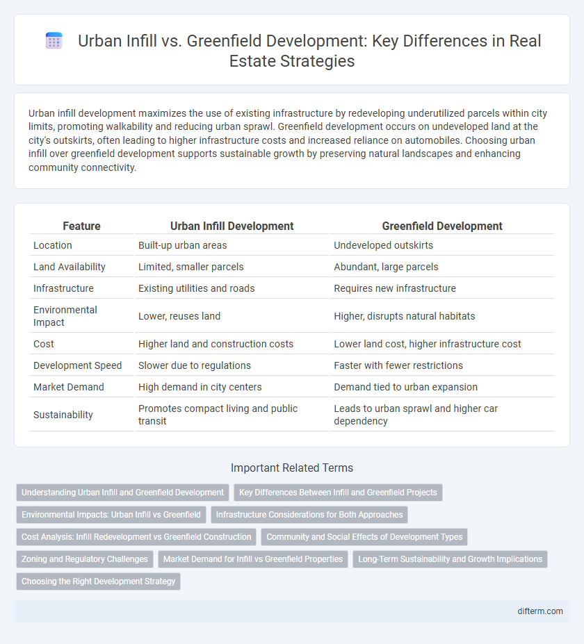 Urban Infill vs. Greenfield Development: Key Differences in Real Estate Strategies