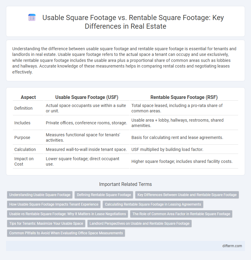 Usable Square Footage vs. Rentable Square Footage: Key Differences in Real Estate